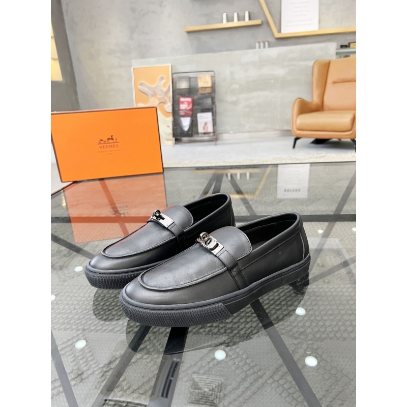 H**mes leather shoes